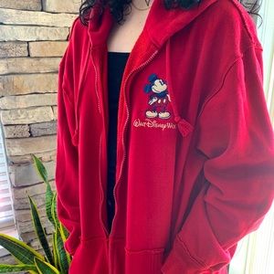 Mickey Mouse Zipper Hoodie
